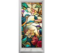 Adesivo statico per - Pellicola adesiva colorata rimovibile | Foglio decorativo in colorato privacy, tinta per finestre anti-UV per la casa, design semplice, senza colla, riutilizzabile