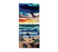 Adesivo statico per - Pellicola adesiva colorata rimovibile | Foglio decorativo in colorato privacy, tinta per finestre anti-UV per la casa, design semplice, senza colla, riutilizzabile