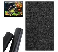 Adesivo Statico Sfondo Acquario Nero Generico, 200 x 40 cm Pesce Serbatoio Poster Statico, Fondale Marino Acqua Erba Sfondo Decorazione Pittura Adesivo in PVC