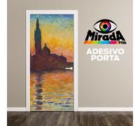 ADESIVO STICKER PER PORTA Claude Monet San Giorgio Maggiore TOP QUALITY ARTE