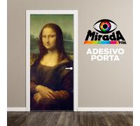 ADESIVO STICKER PER PORTA Leonardo Da Vinci Monna Lisa Gioconda TOP QUALITY ARTE