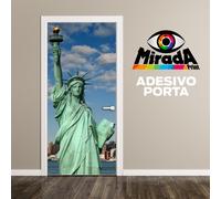 ADESIVO STICKER PER PORTA Statua della Libertà New York città TOP QUALITY ARTE