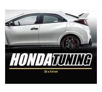 Adesivo stile JDM per Honda Tuning EK9 FK Civic DC2 DC5 Integra Spoon Mugen RS T