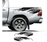 Adesivo stile Mudslinger per cassone pick-up, per Ford F150, per Hiliux, per Dodge, per RAM, per Isuzu Dmax, per GWM Cannon Car Splash Kit Decalcomania decorativa per camion