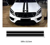 Adesivo Striscia per Cofano Auto Nero per Migliorare L'Apparenza dell'Auto
