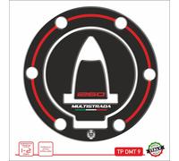 Adesivo tappo benzina resinato 3D compatibile DUCATI MULTISTRADA 1260 ENDURO mt9
