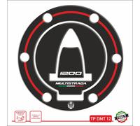 Adesivo tappo benzina resinato 3D compatibile DUCATI MULTISTRADA Enduro 1200 mt2