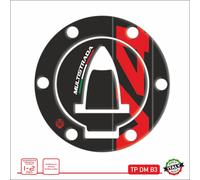 Adesivo tappo benzina resinato 3D compatibile DUCATI MULTISTRADA V4 DM B3