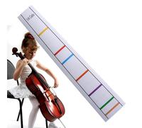 Adesivo tastiera tasti, Adesivo per tastiera, marcatori di tasti, Etichetta della decalcomania di posizione delle guide delle dita del violoncello - Allenamento pratico per principianti adulti