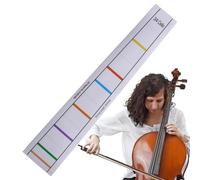 Adesivo tastiera tasti | Adesivo per tastiera per principianti di allenamento pratico - Etichetta della decalcomania di posizione delle guide delle dita del violoncello a lunga durata