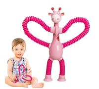 Adesivo Telescopica - Giocattolo Giraffa Con Adesivo Telescopica | Giocattolo Telescopico Giraffa Educativo Contro Lo Stress | Spremere Giocatt Per Bambini Ragazze E Ragazze Regalo Divertente
