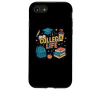 Adesivo tema vita universitaria Custodia per iPhone SE (2020) / 7/8