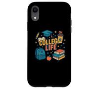 Adesivo tema vita universitaria Custodia per iPhone XR