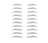Adesivo temporaneo per sopracciglia 3D impermeabile, effetto naturale per sopracciglia realistiche, effetto trucco sulle sopracciglia a lungo termine, alternativa alle penne
