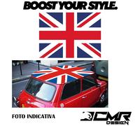 ADESIVO TETTO LUCIDO MINI MINOR EPOCA BANDIERA UNION JACK TETTUCCIO REGNO UNITO