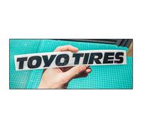 Adesivo ToyoTires 25 cm. Logo decalcomania die cut JDM stile giapponese camio...