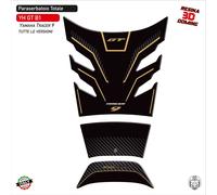 Adesivo TRACER 9 GT paraserbatoio resinato Nero Oro YH GT B1