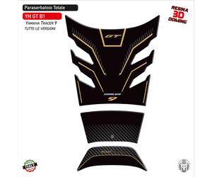 Adesivo TRACER 9 GT paraserbatoio resinato Nero Oro YH GT B1