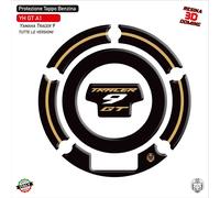 Adesivo TRACER 9 GT per tappo serbatoio resinato Nero Oro YH GT A1