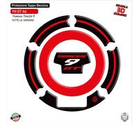 Adesivo TRACER 9 GT per tappo serbatoio resinato Nero Rosso YH GT A4