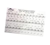 Adesivo trasparente per tastiera elettronica per tastiera pianoforte, 54/61/88 tasti, nero