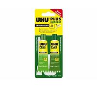 ADESIVO UHU PLUS 2X15 ML BLISTER BICOMPONENTE EPOSSIDICA