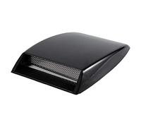 Adesivo universale per flusso d'aria per auto, cappuccio decorativo per coperchio adesivo per presa d'aria per cofano(nero)