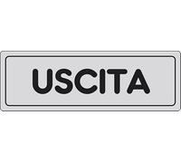 Adesivo Uscita negozi uffici attività commerciali 15Cmx5CM Adesivo Uscita negozi uffici attività commerciali 15Cmx5CM