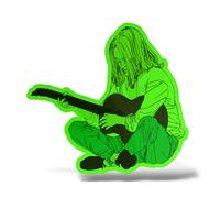 Adesivo VAGABONDO Sticker Auto Moto Camper 4x4 Casco Laptop Hippie Flower Power