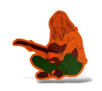 Adesivo VAGABONDO Sticker Auto Moto Camper 4x4 Casco Laptop Hippie Flower Power