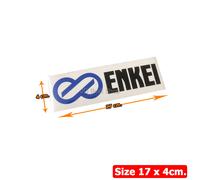 Adesivo Vinile Diecut Oracal Enkei Ruote per Auto JDM Japan Racing Sports Sty...