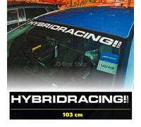 Adesivo vinile Hybridracing stile americano parabrezza JDM Dicut 103 cm auto ...