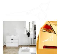 Adesivo Vinile Taglio Forbici, Scritta Professionale