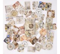Adesivo vintage per orologio, mini dimensioni, decorazione fai da te per valigie, computer portatile, pianificatore, calendario, scrapbooking, valigia, taccuino, diario