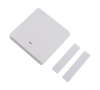 Adesivo wireless per zigbee 3.0 Smart Scene Switch per app Tuya Smart Home Device Pulsante da parete sul telecomando bianco (1 gang)