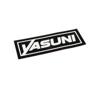 Sticker silenziatore 110 X 25 mm YASUNI