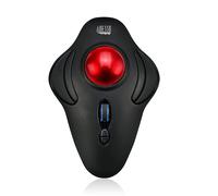 Adesso 2.4Ghz Wireless Programmable Ambidextrous Ergonomic Trackball Mouse, with
