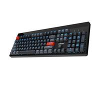 ADESSO Easytouch 1300 Tastiera Meccanica RGB Illuminata Hot Swap Interruttori Rossi Wired Wireless Bluetooth Gaming Keyboard con Copilot AI Hotkey per Windows Mac