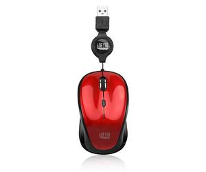 Adesso Ergonomic iMouse S8 - Retractable Optical USB Mouse