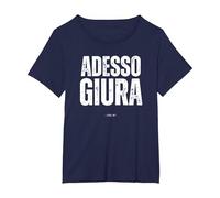 Adesso GIURA Maglietta, Donna Plus-Size, Navy, 3X
