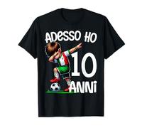 Adesso Ho 10 Anni Maglia Calcio 10 Anni Compleanno Bambino Maglietta