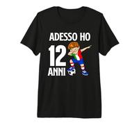 Adesso Ho 12 Anni - Compleanno Calcio Calciatore Maglietta Premium