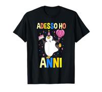 Adesso Ho 12 Anni Pinguino Compleanno Maglietta
