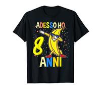 Adesso Ho 8 Anni Banana Compleanno Maglietta
