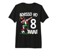 Adesso Ho 8 Anni Maglia Calcio 8 Anni Compleanno Bambino Maglietta Premium