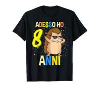 Adesso Ho 8 Anni Porcospini Compleanno Maglietta