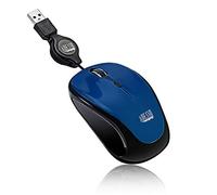 Adesso USB Retractable Mini Mouse Blue