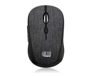 Adesso iMouse S80B Wireless Optical Fabric Mini Mouse - Black