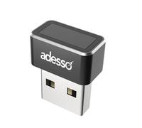 Adesso Lettore di impronte digitali USB Compatibile Windows Hello Sicurezza biometrica integrata Crittografia AES256 Made in Taiwan TAA Compliant AFP-100-TAA