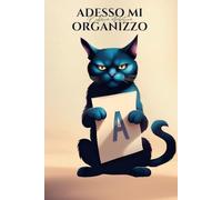 Adesso mi organizzo, rubrica alfabetica: Quaderno rubrica telefonica dalla a alla z ispirato ai gatti. Piccole dimensioni 5x8 pollici. 12 contatti per pagina!